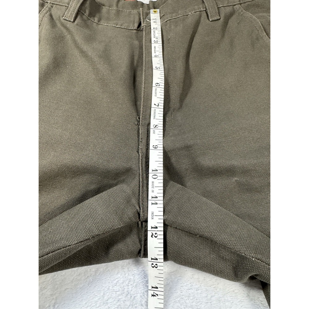 Craftsman Work Pants Mens 32x30 Gray Cotton Canvas Straight Leg Utility - Picture 9 of 10